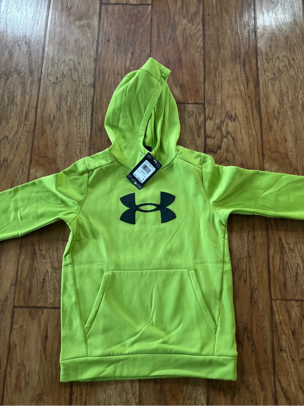 Under Armour Bright Lime Green Kids' Hoodie
